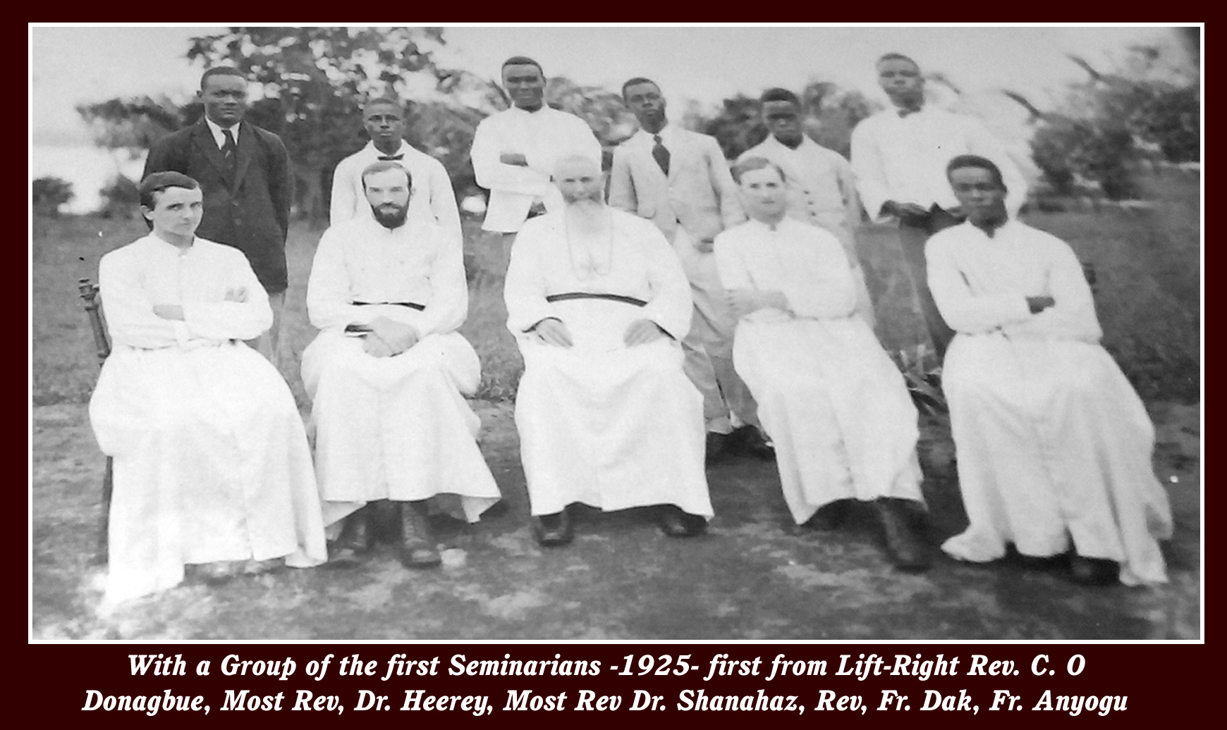 Archbishop Heerey at St Paul's Seminary, 1925